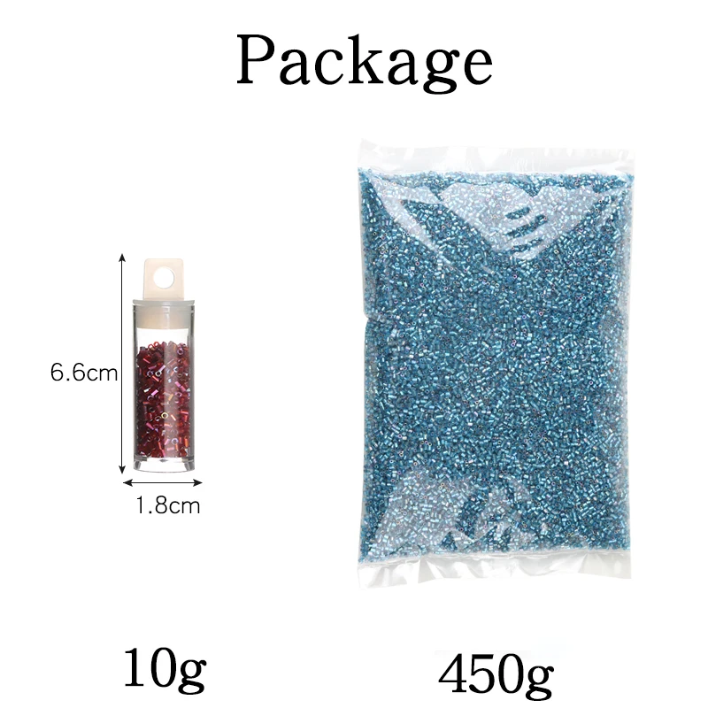 1000 Pcs/Bottle Real Spacer Beads 24 Colors Dia 2mm Hole 0.8mm Glass Seed Bead For Making Necklace Bracelet Jewelry Findings