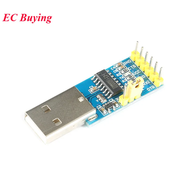 CH340G CH340 USB to TTL Serial Adapter Downloader 3.3V 5V Converter Pro Mini STC ISP For Arduino SOP-16 CH340G