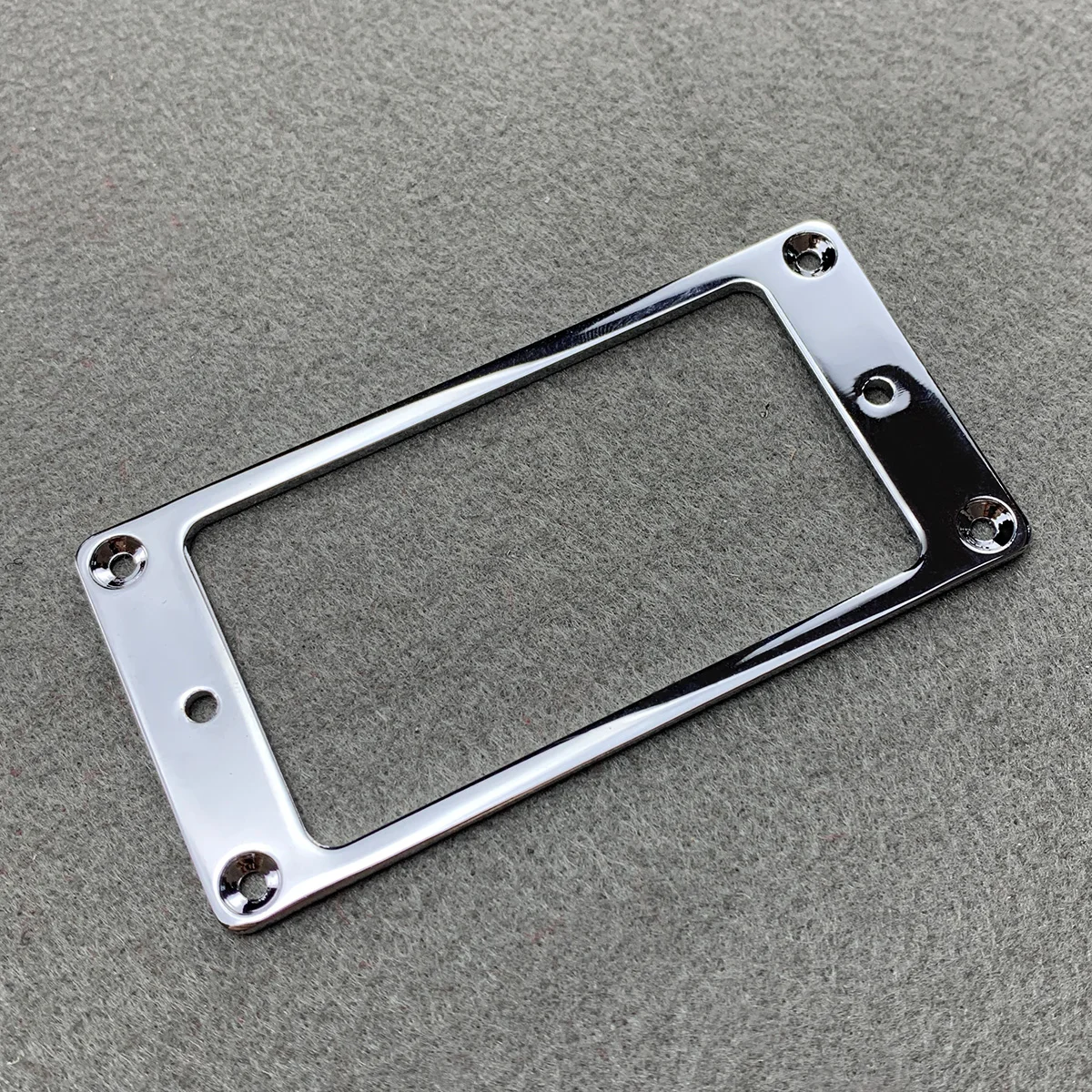 FLEOR Chrome Pickup Metal Frame Flat Electric Guitar Humbucker Pickup Mounting Ring