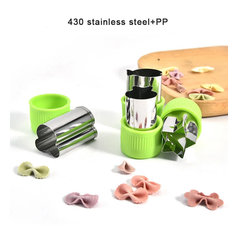 Taglierina per biscotti in acciaio inossidabile diverse forme di stampo per frutta e verdura 12 pezzi strumento di cottura della cucina