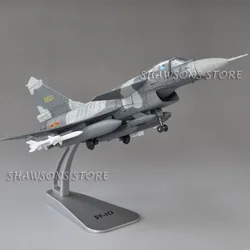 1:72 Diecast Military Plane Model Toy Jian-10 J-10 China Jet Fighter Miniature Replica Collectible