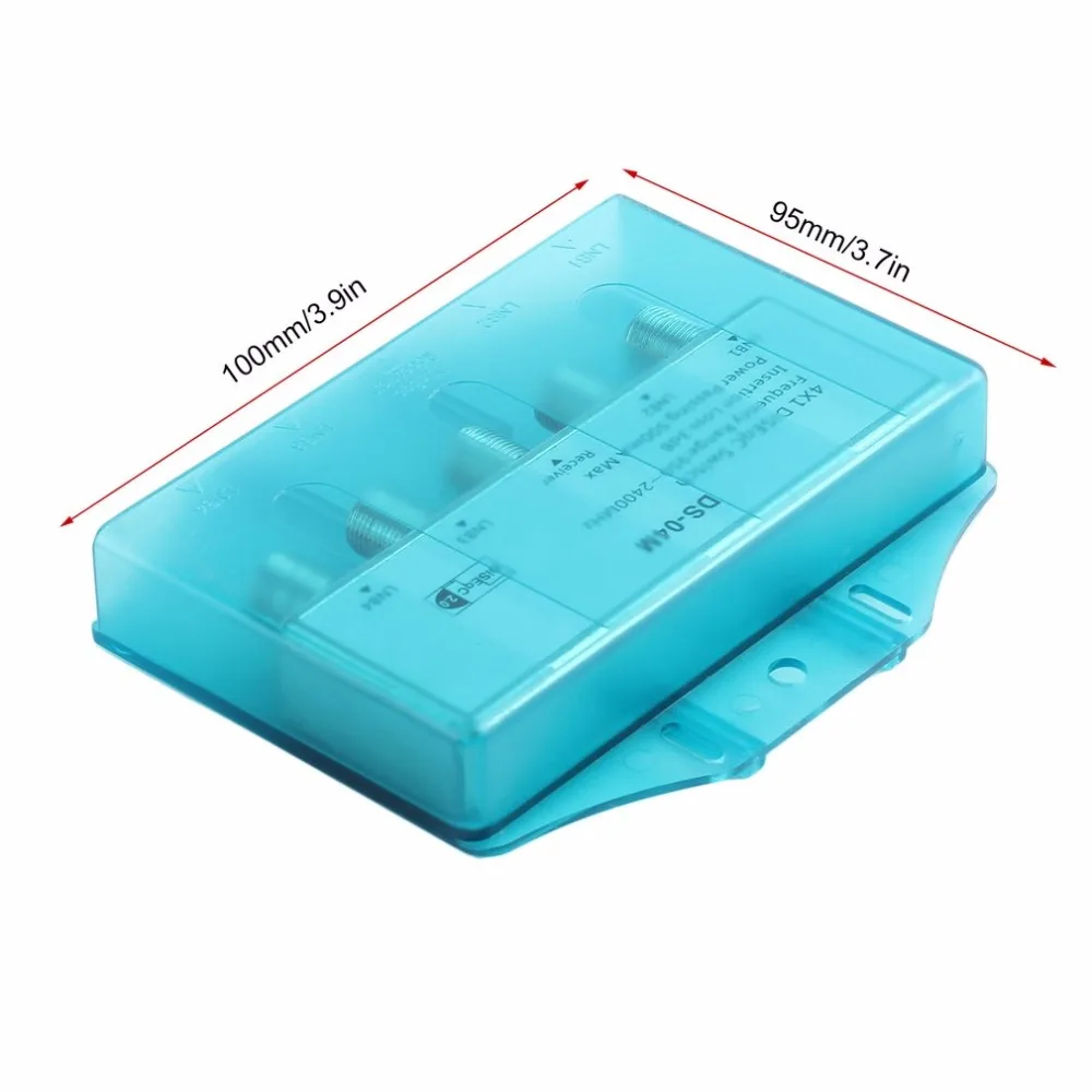 جديد مقاوم للماء 4x1 DS-04M الأقمار الصناعية 950-2400MHz ديسك 2.0 التبديل فتا طبق مسطح LNB مولتيسويتش ل واسعة النطاق استقبال الأقمار الصناعية