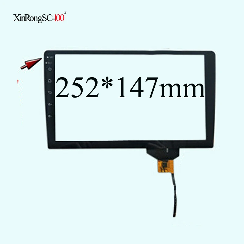 

252MM*147MM 252*147 MM 10.1 inch 10.2 inch Capacitive touch screen IC:GT911 6pin for car android navigation touch panel