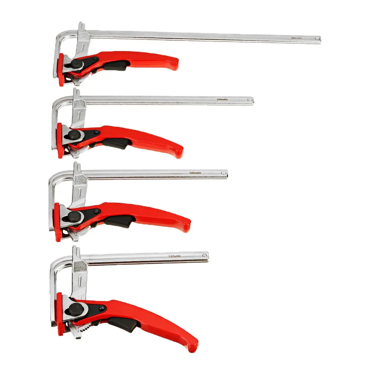 Quick Guide Rail Clamp Carpenter F Clamp Quick Clamping for MFT and Guide Rail System Hand Tool Woodworking DIY