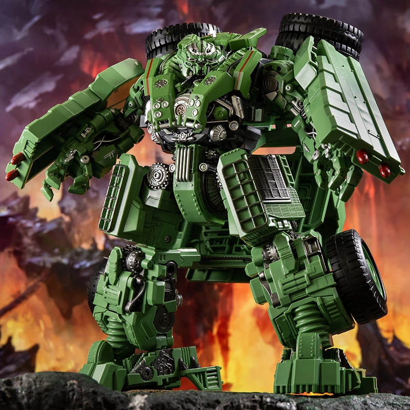 Figura de acción de gran tamaño, Robot de juguete, transformable, Devastator, MT-03, MT03, película de aleación rugiente, Bonecrusher, Devastator, Bulldozer