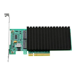 CEACENT ANM02PE08 NVMe M.2 SSD Adapter PCIe 3.0 X8 with Two M.2 M-key Connector, Support up to 2 NVMe SSD 2242/2260/2280/22110