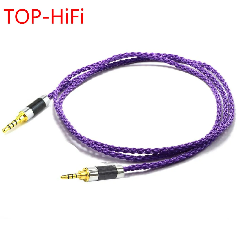 

TOP-HiFi Silver Plated 4pin XLR/2.5mm//4.4mm Balanced Headphone Upgrade Cable for Fostex T60RP T20RP T40RPmkII T50RP