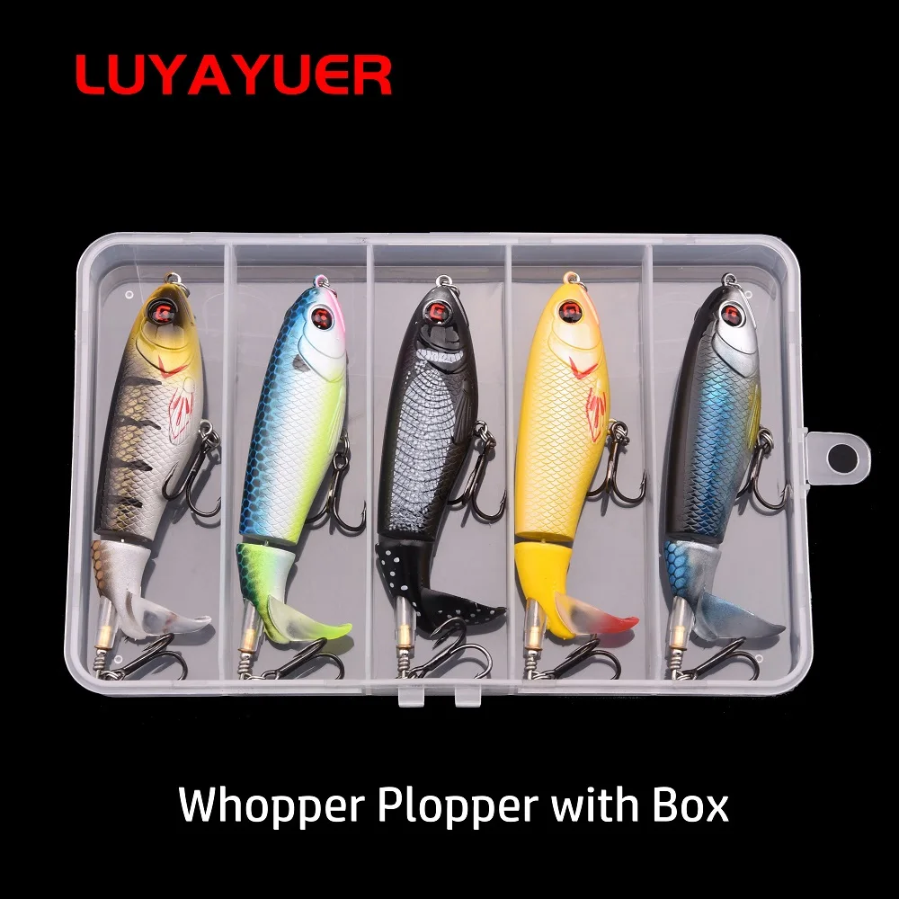 

Рыболовные приманки Whopper Plopper 10,5 см/17 г с плавающим вращающийся хвост Topwater приманки Пресноводные морские приманки для карпа окуня щуки