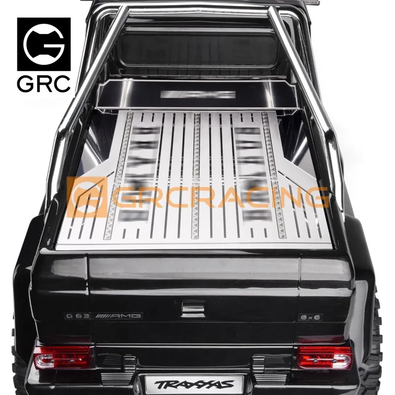 GRC trunk metal decorative panel is suitable for 1:10 RC remote control car Trx-6 G63 Trx-4 G500 modification accessories