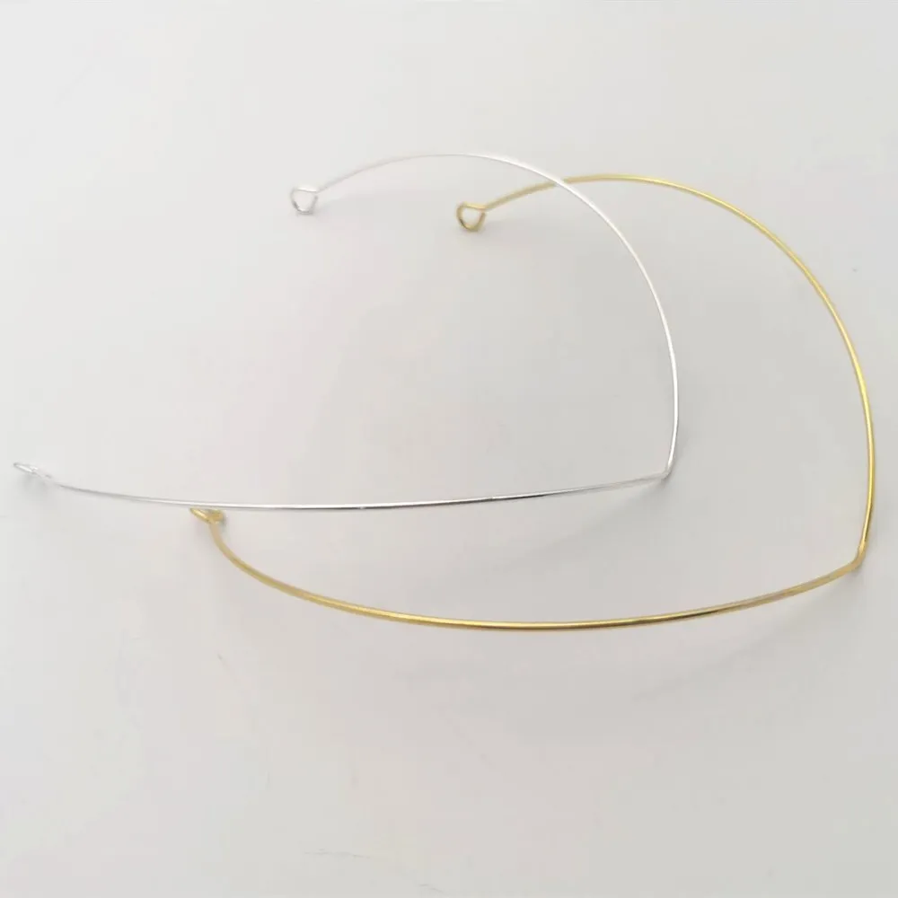 10 sztuk/partia wysokiej jakości metalowy mosiężny kołnierz kobiety klasyczny Choker kształt serca naszyjnik kołnierz Diy ręcznie robiona biżuteria akcesoria