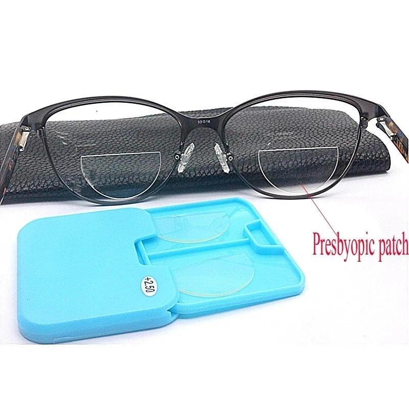 Sighttoo Bifocal Reading Glasses Men Lens High Quality Magnifying Adhesive Lenses Liquid Silicone Replaceable Presbyopia Lens