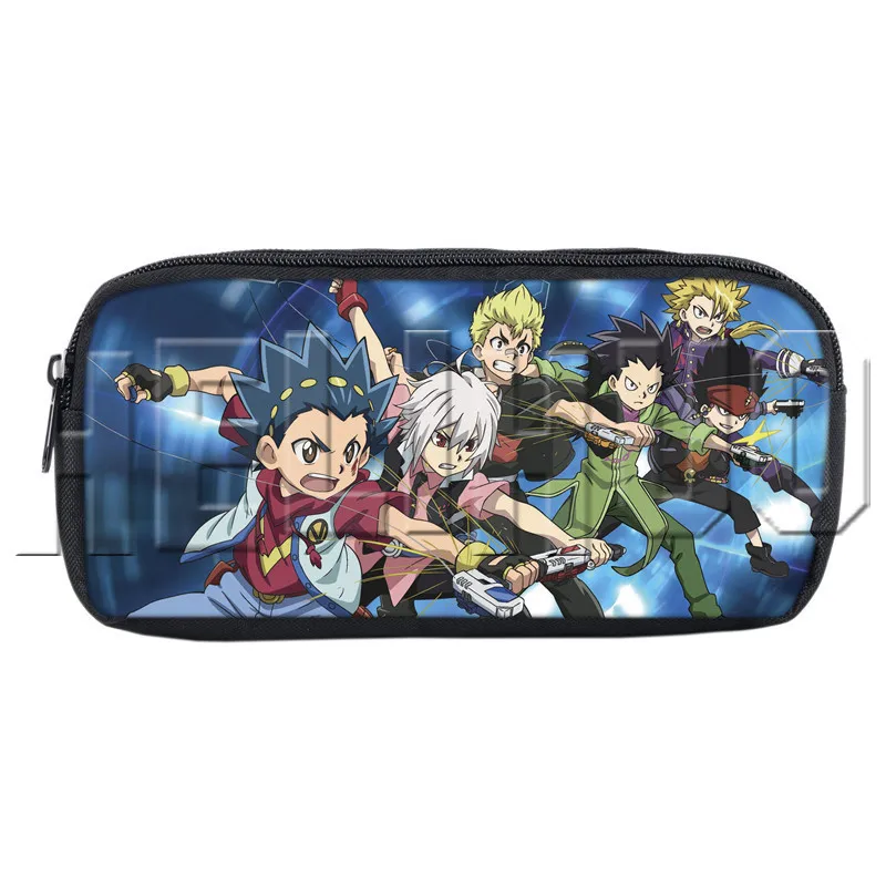 Anime Beyblade Burst Evolution Print Pencil case Bags Kids Small Pencil Holder Child School Pen Pouch 2019