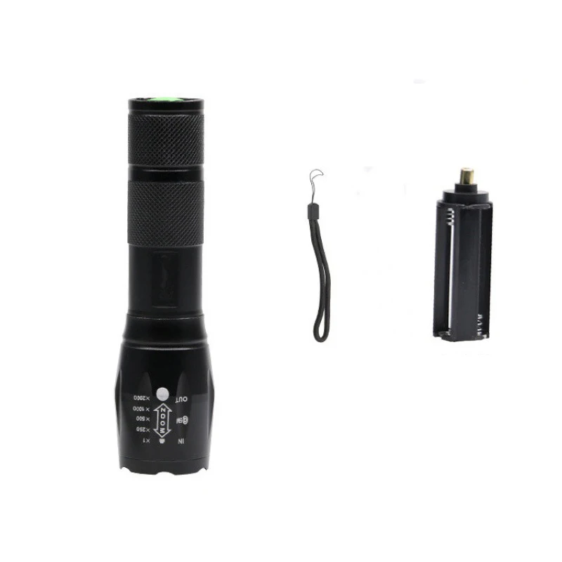 1PC 3500 Lumen 5 Modes CREE XML-T6 LED Torch Powerful 18650 Flashlight Lamp Light Zoomable Aluminum Wholesale