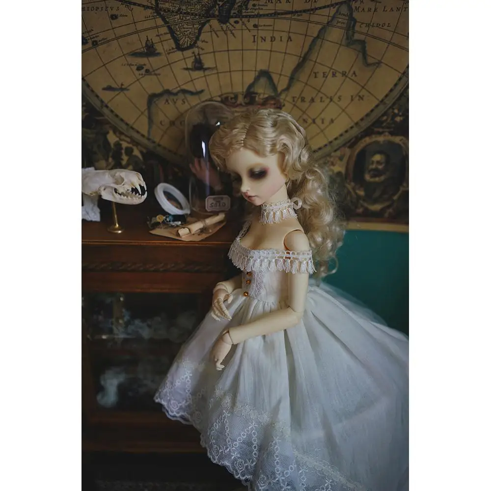 Sleeveless Fantasy Lolita Dress For 1/6 1/4 MSD 1/3 YOSD BJD Doll Dollfie Outfit