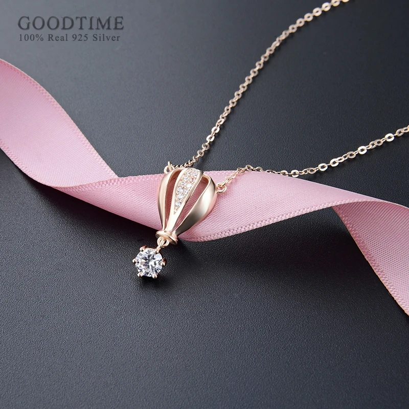 Fashion Women Necklace Pendan Pure 925 Sterling Silver Clavicle Crown Necklace Zircon Chain Necklace Chain Jewelry Accessory