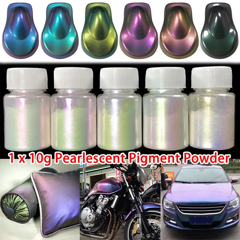 10g Car Chameleon Pigments Paint Powder Coating Auto Accessories Decoration Car Exterior Accessories