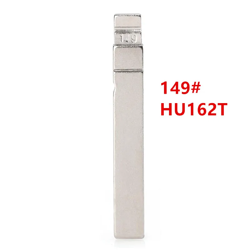 

10 шт. 149 # HU162T откидной автомобильный ключ для VW MQB KD Metal VVDI JMD Fob ЗАМЕНА необработанного лезвия