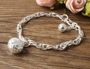 Sterling silver, real sterling silver palace bell bracelet, TV series, same style lanyard