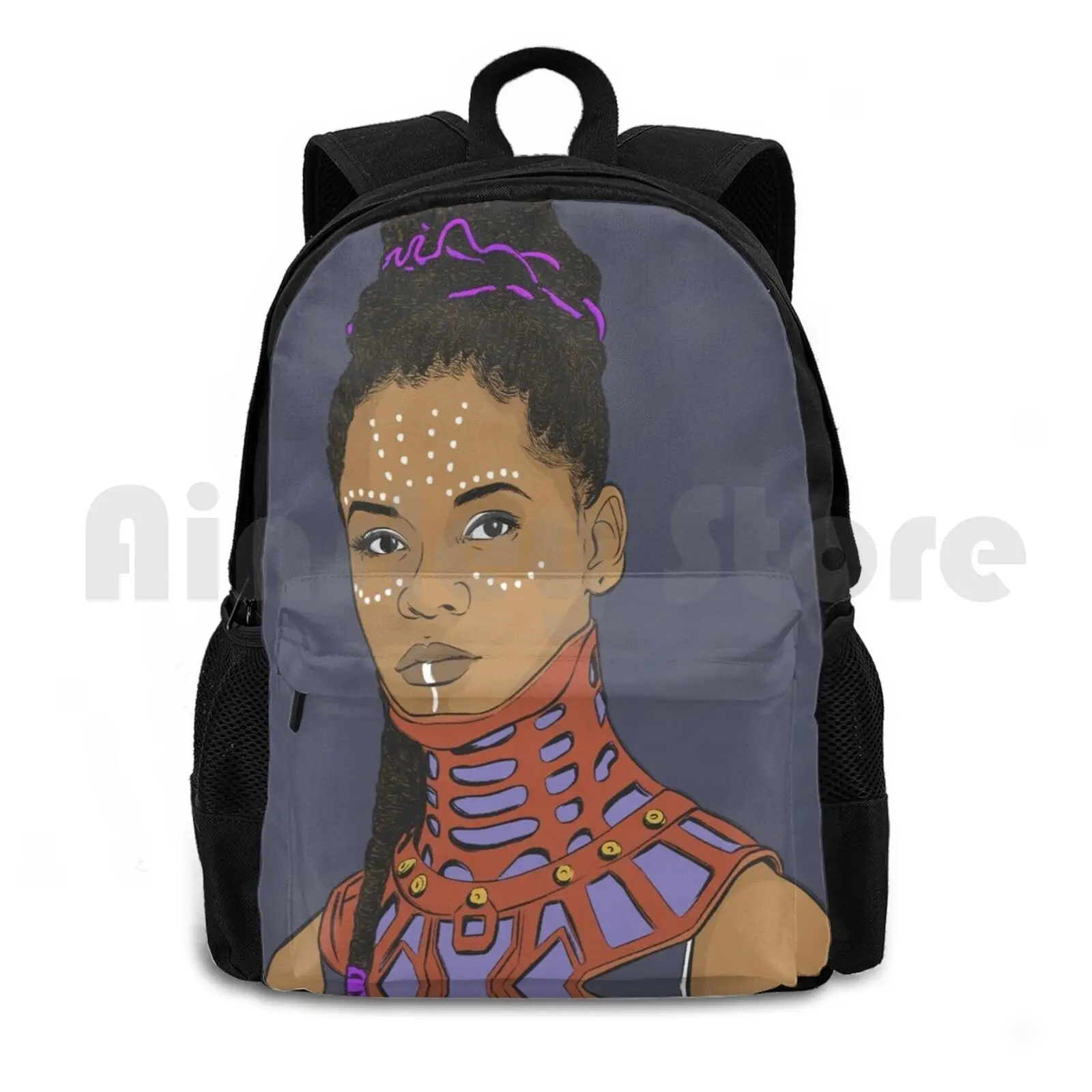 Shuri Outdoor Hiking Backpack Waterproof Camping Travel What Are Those Sister Brilliant Character Superhero