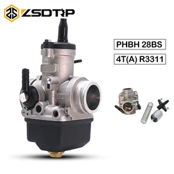 ZSDTRP Dellorto PHBH 28BS 4T R3311 Carburetor 28mm 4 stroke Carburador Motorcycle Modified For 50-300cc Dirt Bike Pit Bike UTV