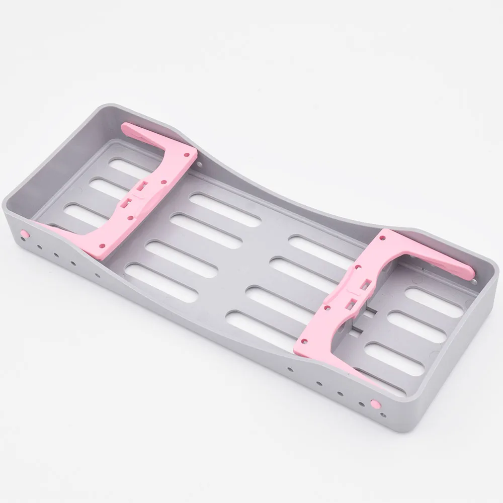 Dental Sterilization Box Sterilization Rack Plastic Surgical Dental Autoclave Cassette File Burs Disinfection Dental instruments