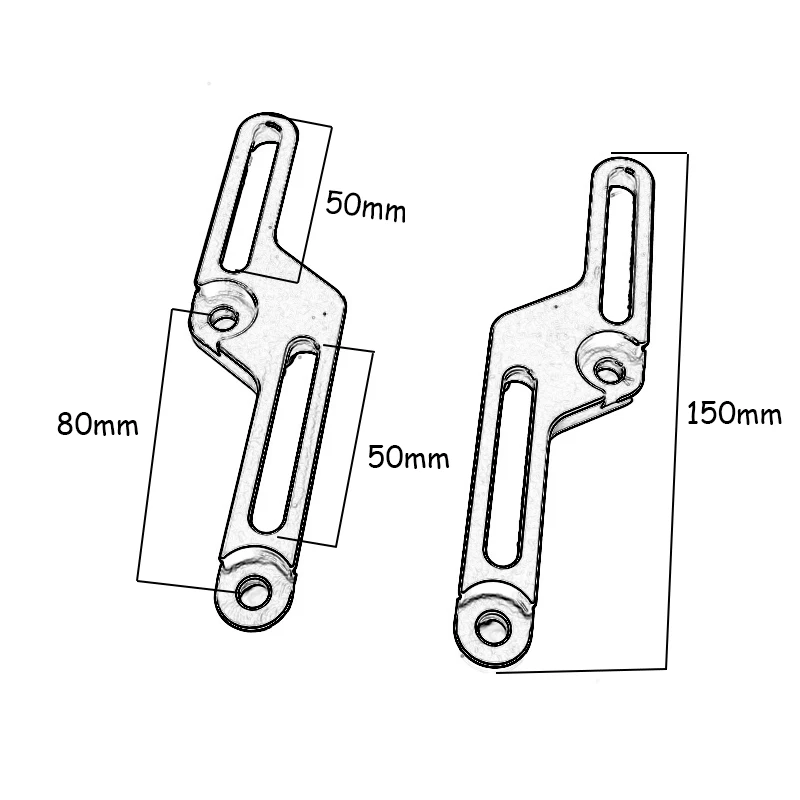 V-STORM 650 DL650 Windscreen Adjusters Motorcycle CNC Windshield Bracket fits For SUZUKI V STROM 650 DL 650 2017 2018 2019
