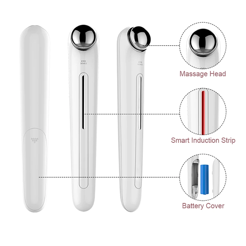 Eye Massager Pen  Electric Anti Wrinkle Around Facial Massage Band Anti Aging Dark Circles and Bags Skin Care Eye Beauty Devices