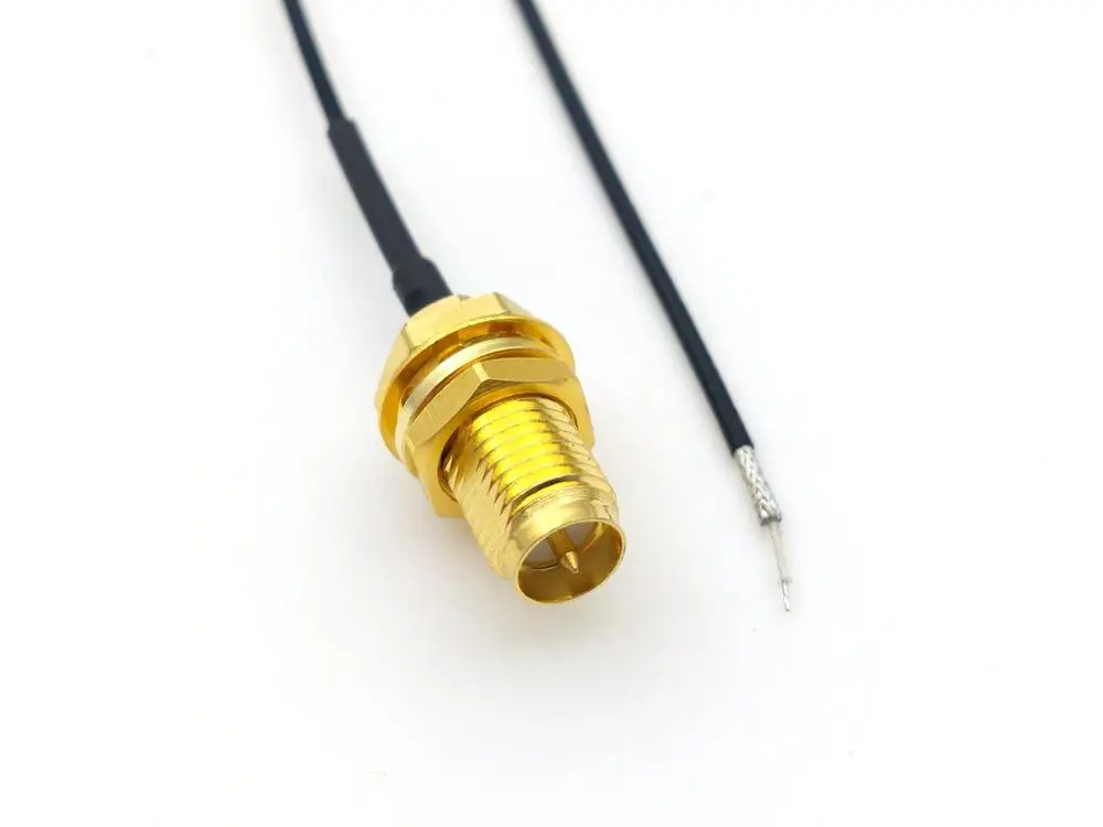 Imagem -04 - Sma Fêmea Pino Masculino Jack para 1.13 Trança Jumper Conector de Cabo rf 100 Peças rp