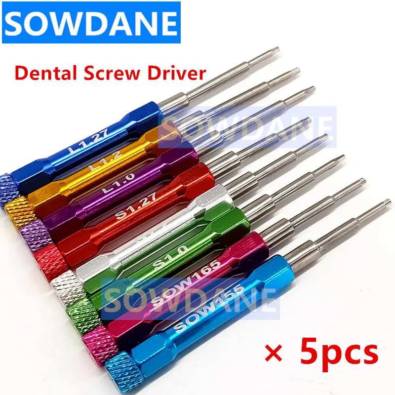 

5pcs Dental Implant Screw Driver for Implants System Micro Screwdriver Tools Dentist Dentistry Lab Laboratory Instrument