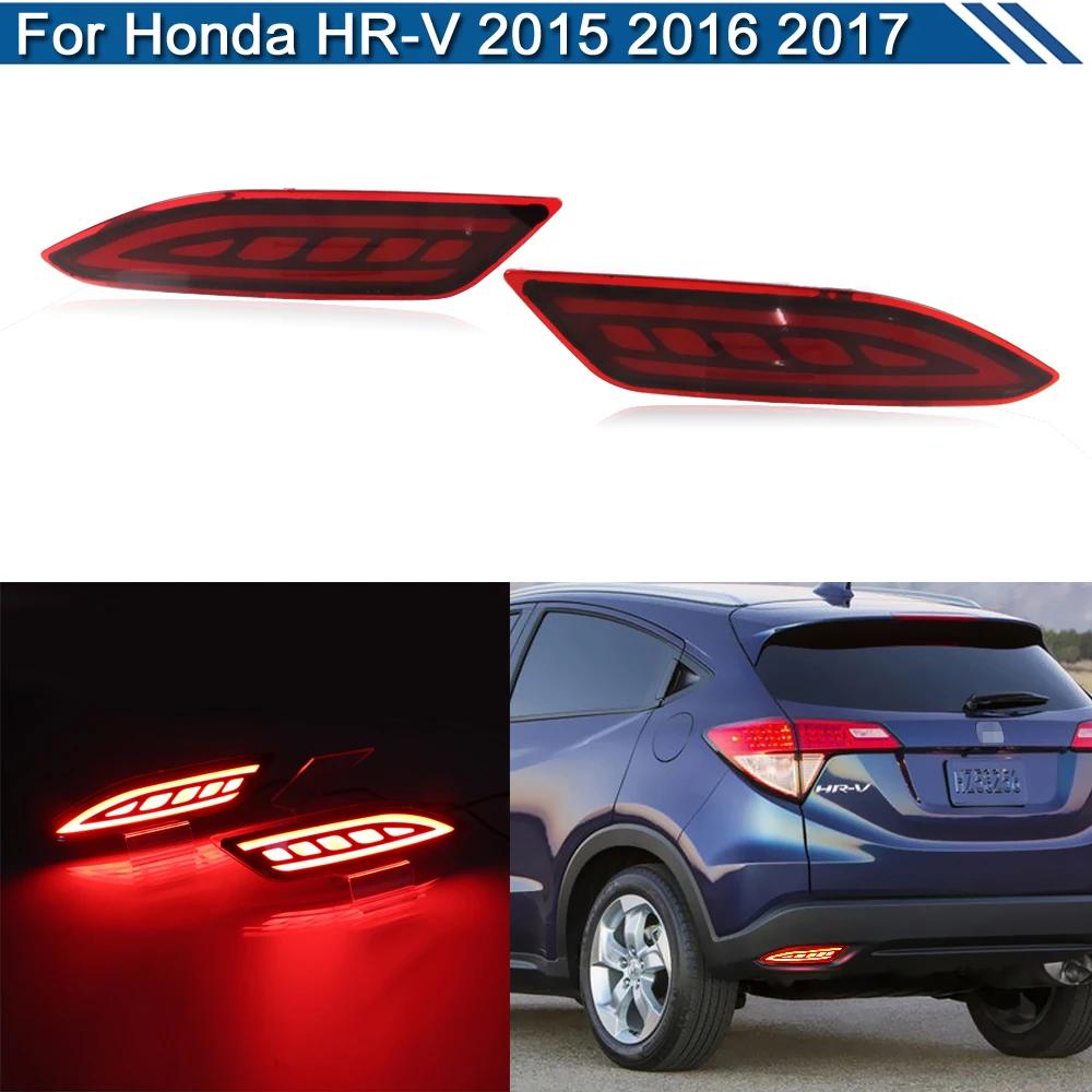 

2 шт., светодиодные сигнасветильник лампы для заднего бампера Honda HRV HR-V 2015 2016 2017