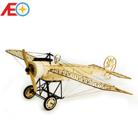 DIY Craft, Wood Building Kit,Building Toys, Christmas Gift Present,1:23 Fokker E.III Eindecker WW1 Fighter Static Models X8