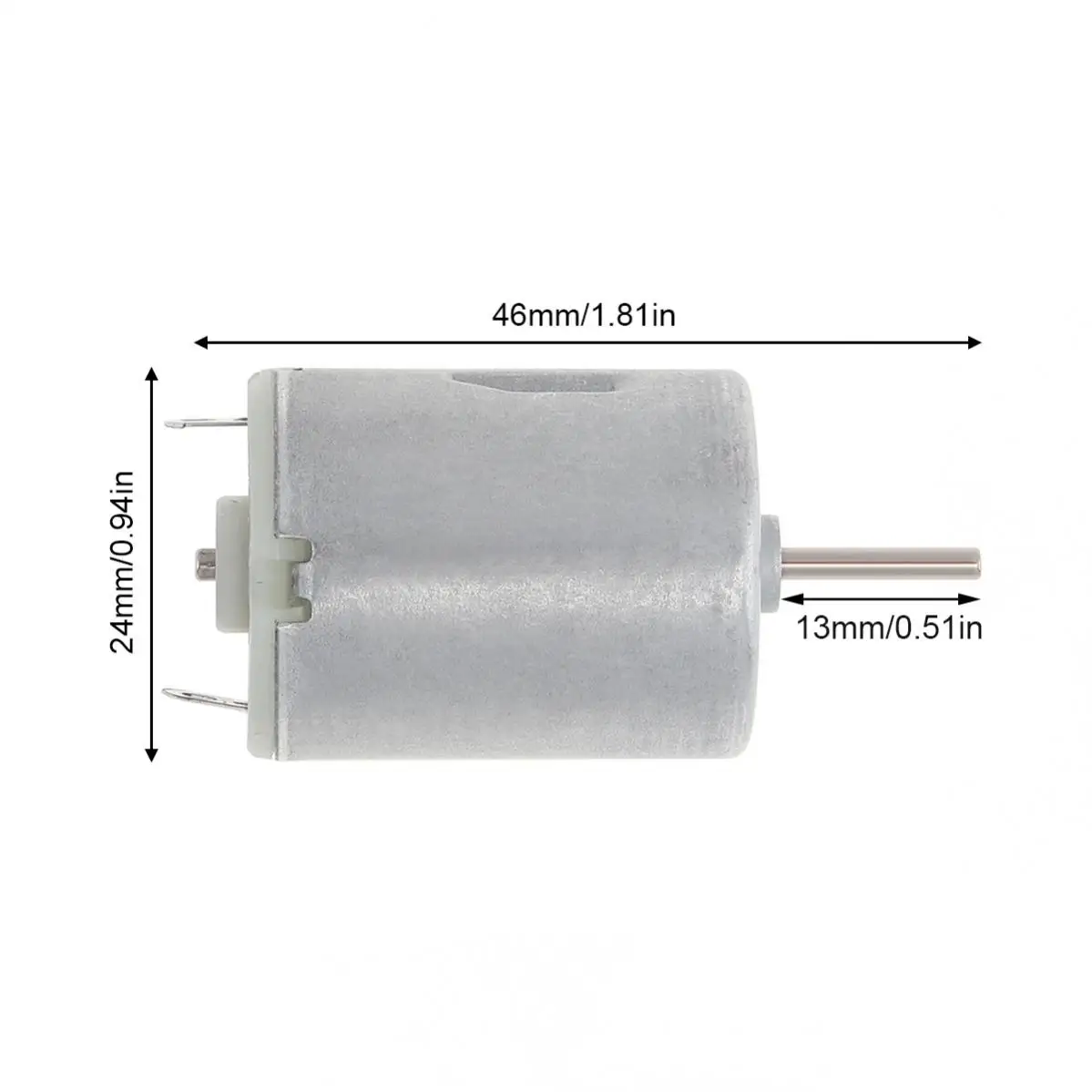 R280 DC Motor 6-24V 19800RPM High Speed Micro Motor for DIY Toys Mini Fans Juicer Water Pumps Beauty Instruments