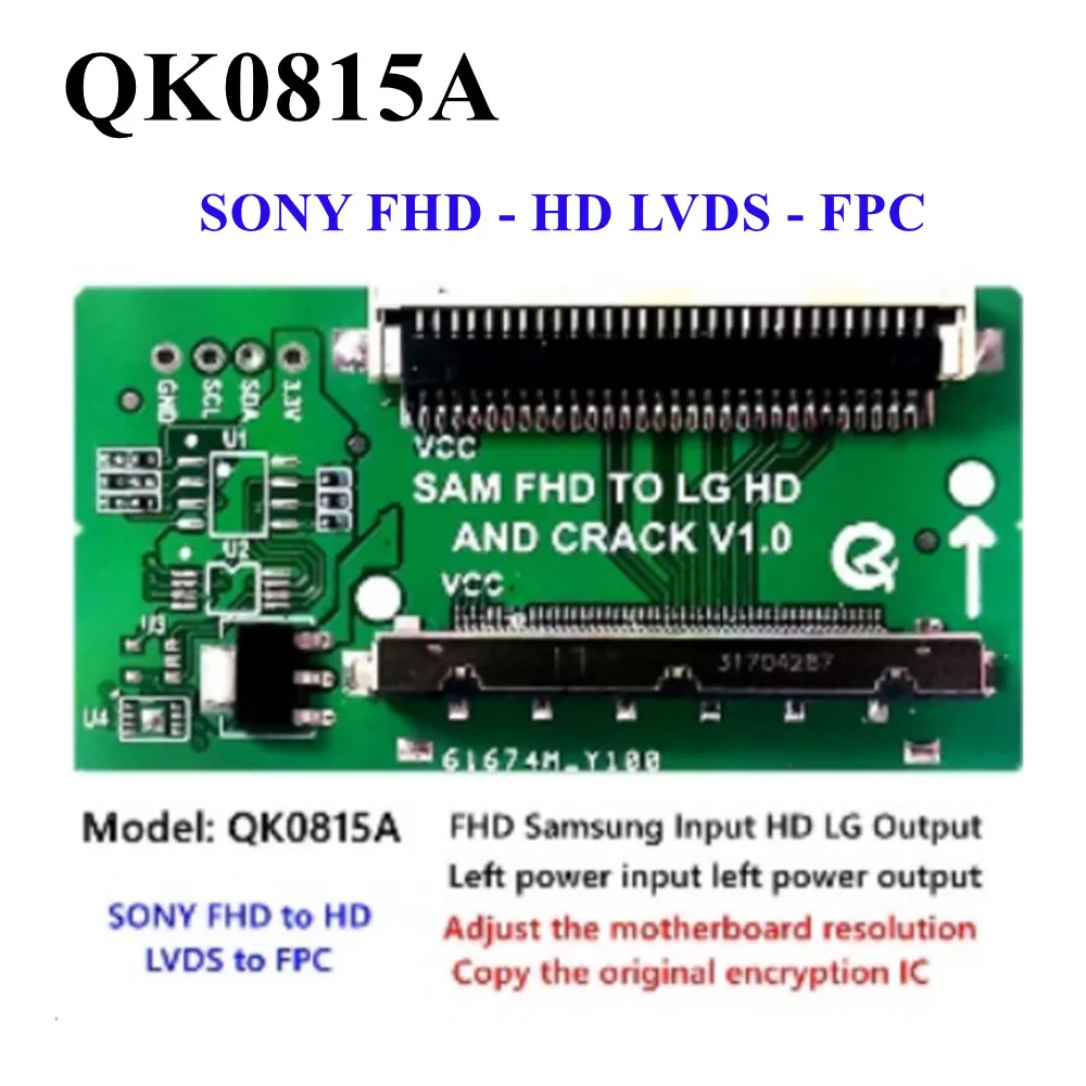 For FHD to HD FPC To FPC LVDS 4K UHD CSOT V1.0 Adapter QK0814A QK0814B QK0815A QK0815B QK0816A QK0816B