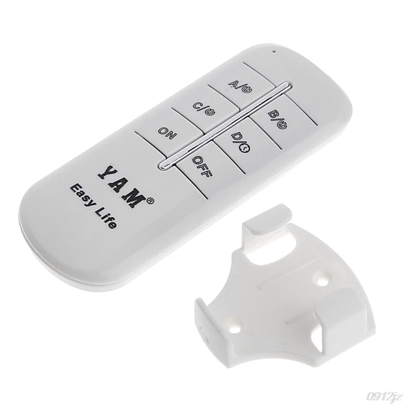 220V 1/2/3/4 Ways Wireless ON/OFF Lamp Remote Control Switch Receiver Transmitter