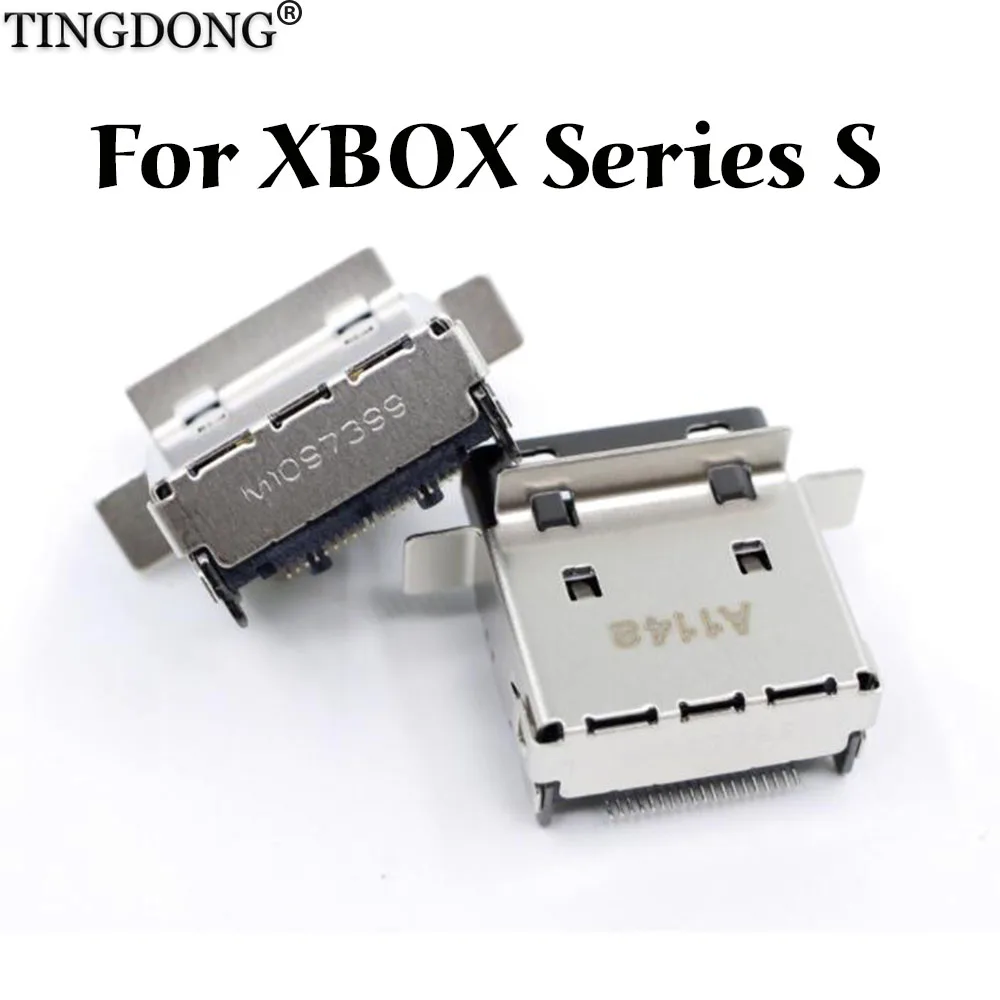 

10pcs HD Port For XBOXONE S HDMI-compatible Port Socket Interface for Microsoft XBOX Series S HDMI-compatible Port Connector