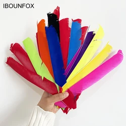 50PCS/Lot 18-25CM Full Length Arrow Feathers Fletching Right Wing Real Turkey Archery Vanes Feather DIY Bow Accessories