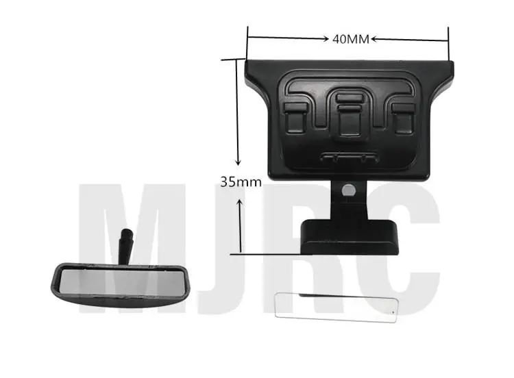 For Traxxas Trx-4 G500 Trx-6 G63 88096-4 Interior Mirrors Indoor Metal Reflectors