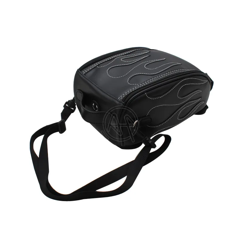 Motorcycle Tank Bag Water Resistant with Super Strong Magnetic Gas Oil Fuel Tank Bag for Honda Yamaha Suzuki Kawasaki Harley