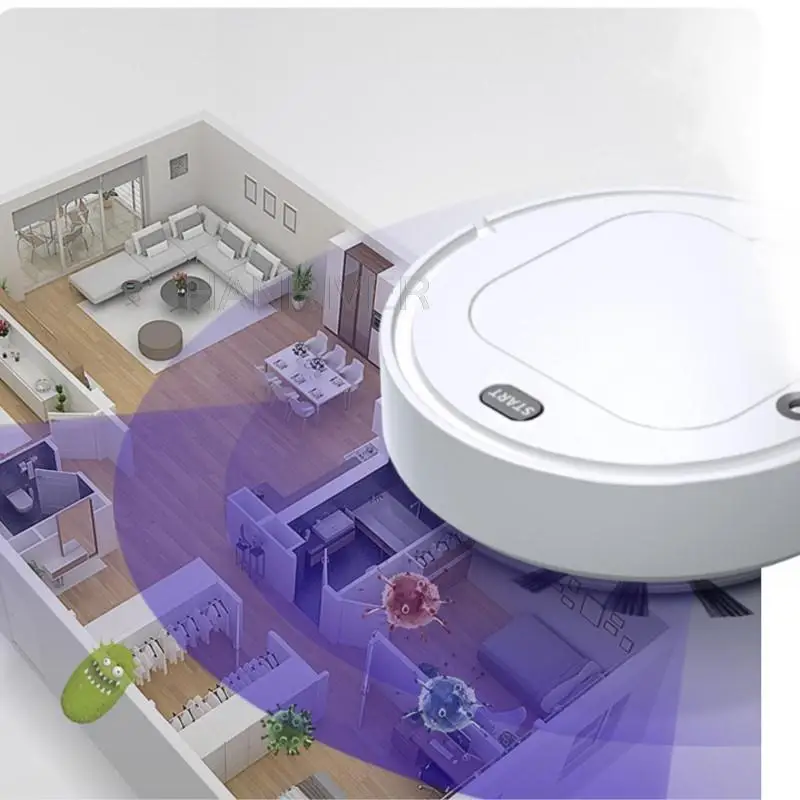 Usb Smart Spray Vegen Robot Mobiele Bevochtigen Stofzuiger Lui Huishoudelijke Reiniging Machine Dweilen Machine