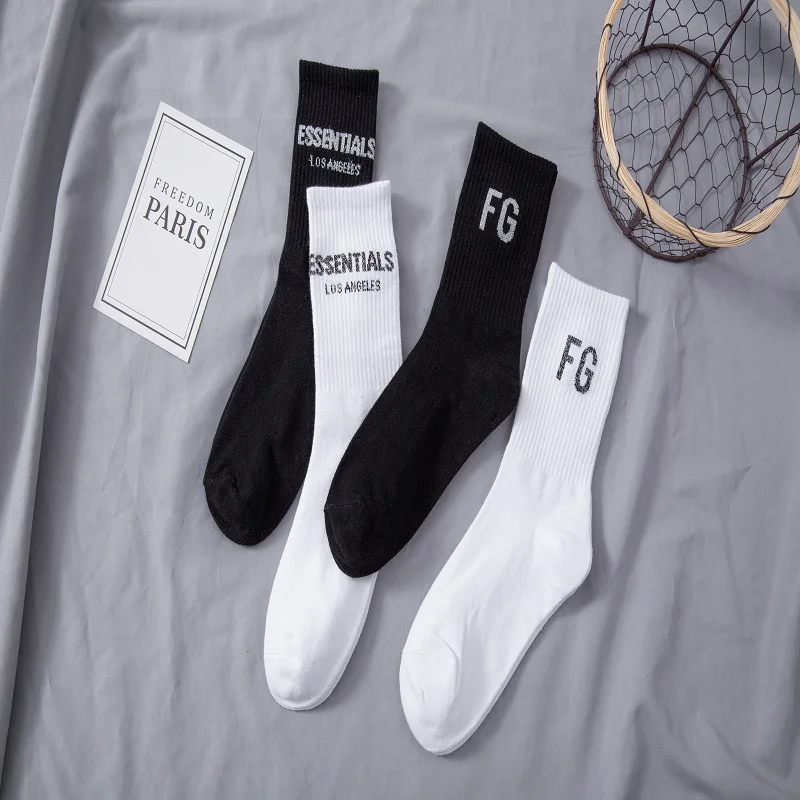 Tide brand FG wealthy socks street sports cotton socks for men and women couples letters