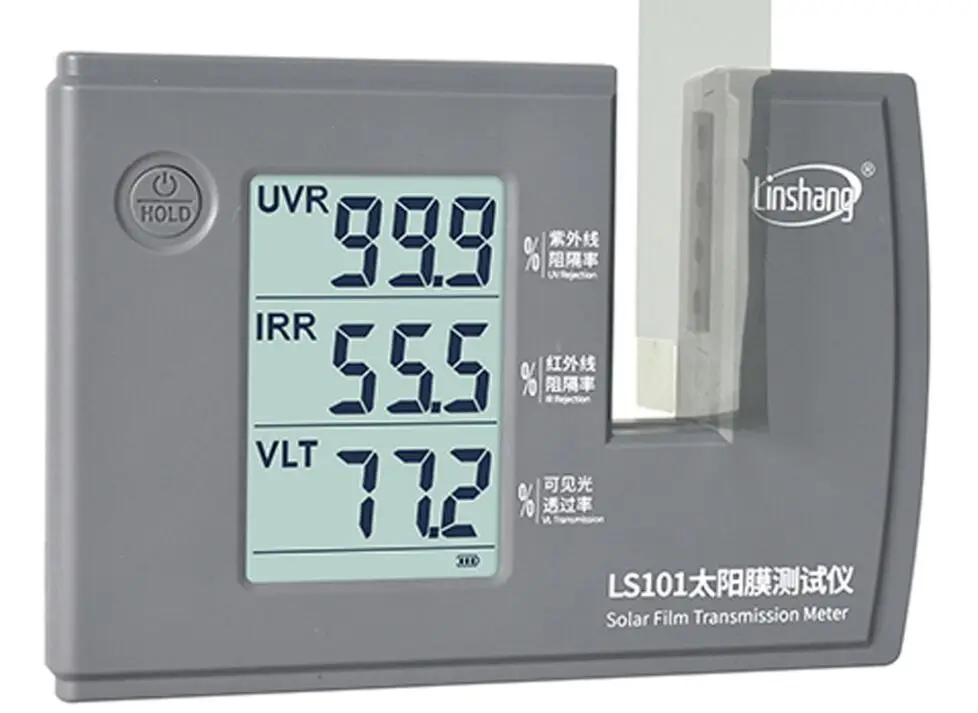 Linshang LS101 Window Tint Light Meter Is A Transmission Meter For Testing The Ultraviolet & Infrared Rejection Rate And VLT