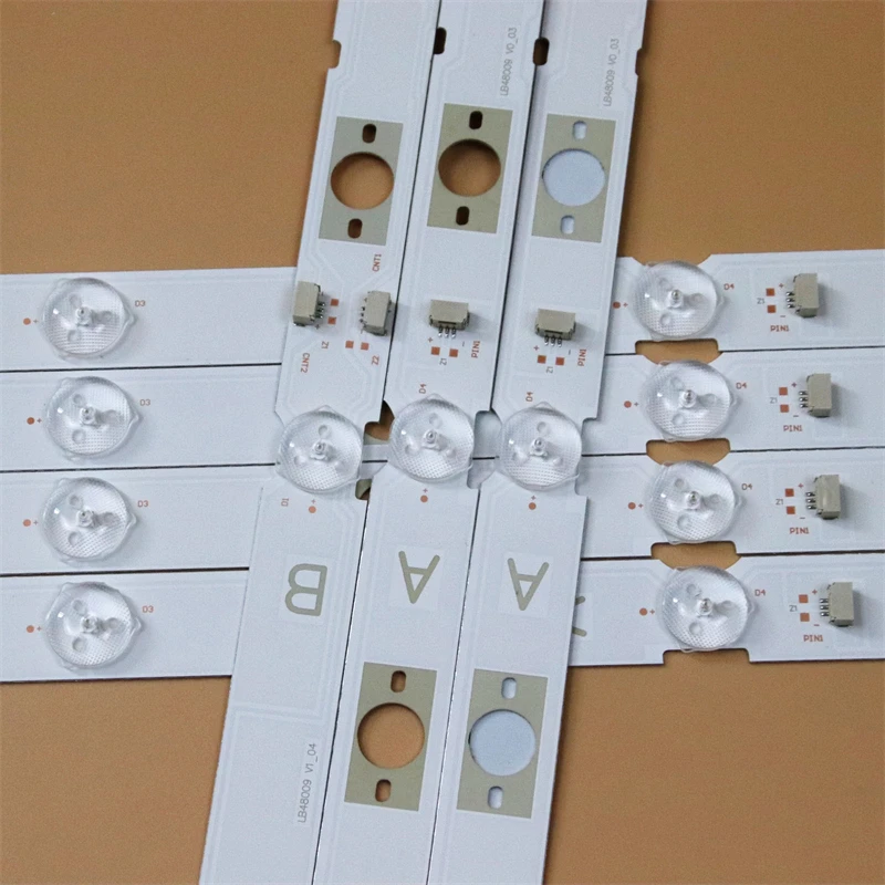 LED Volle Array Bars Für SONY KDL-48W655D KDL-48WD650 Led-hintergrundbeleuchtung Streifen LB48009 V0_03 04 Matrix Kit LED Lampen Objektiv Bands bänder