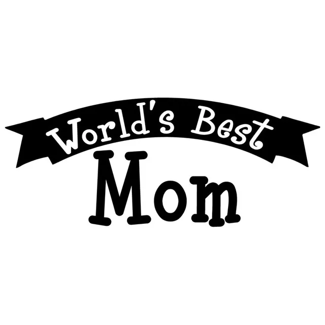 

17X6.9CM WORLDS BEST MON Unique Vinyl Graphic Decal Car Sticker...Great Gift!!!