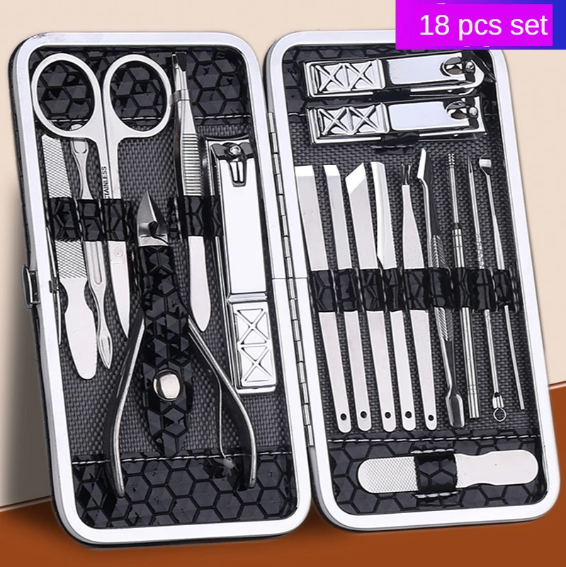 Manicure Scissors Set Household Personal Care Tool Decoration Hand Pedicure Inflammation and Peeling Easy To Carry for Hiking