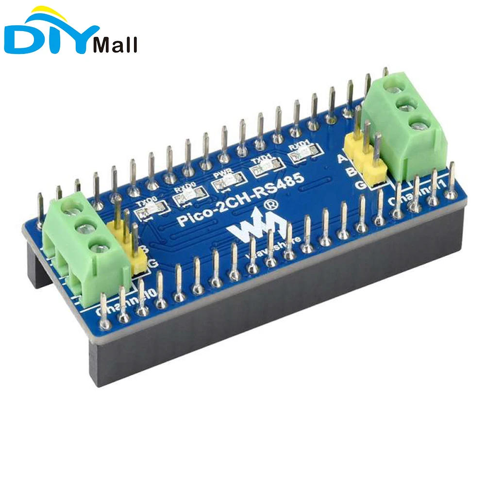 Scheda di estensione del modulo RS485 a 2 canali Waveshare per ricetrasmettitore Raspberry Pi Pico SP3485 UART a RS485 Standard Pico Header