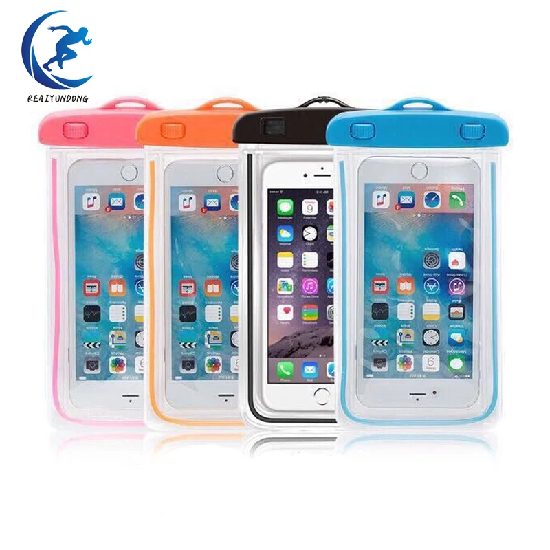 Swimming Bags Waterproof Bag with Luminous Underwater Pouch Phone Case For iphone 6 6s 7 universal all models 3.5 inch -6 inch