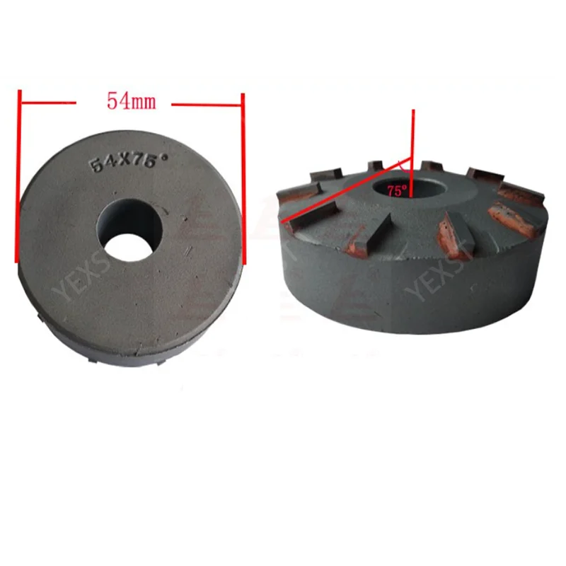 75 Degree Angle Carbide Valve Reamer Grinding Wheel Valve Seat Cutter for Motorcycle Car Engine Valve Seat Repair Reamer Head