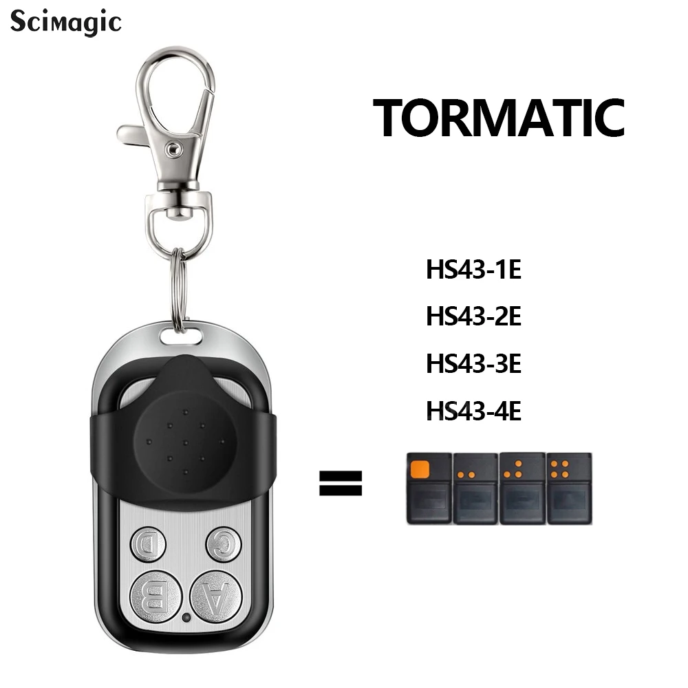 Для TORMATIC MAHS433-01 MHS43-1 S43-1 пульт дистанционного управления для гаражных ворот 433,92 МГц универсальный передатчик с фиксированным кодом