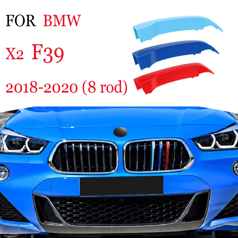 3 Stück Auto gitter Zierleiste für BMW x1 x2 x3 x4 x5 x6 x7 e84 f48 f49 f39 e83 f25 g01 f26 g02 e70 f15 e53 g05 e71 e72 f16 g06 g07