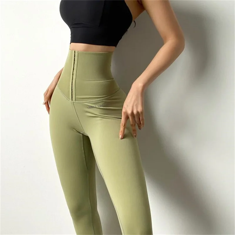 YIMRIZ High Waist Body Building  Fitness Legging Stretch Tights  Shaping Trousers  Running Leggings Workout Training Yoga Pants